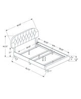 Bed Upholstered Look