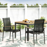 Barrister - Dining Chair (Set of 2) - Black / Natural