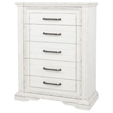 5 Drawer Bedroom Chest Of Drawers - Vintage