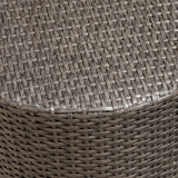Keaton - Barrel Side Table - Gray