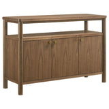 Graham - Sideboard With Open Shelf - Walnut