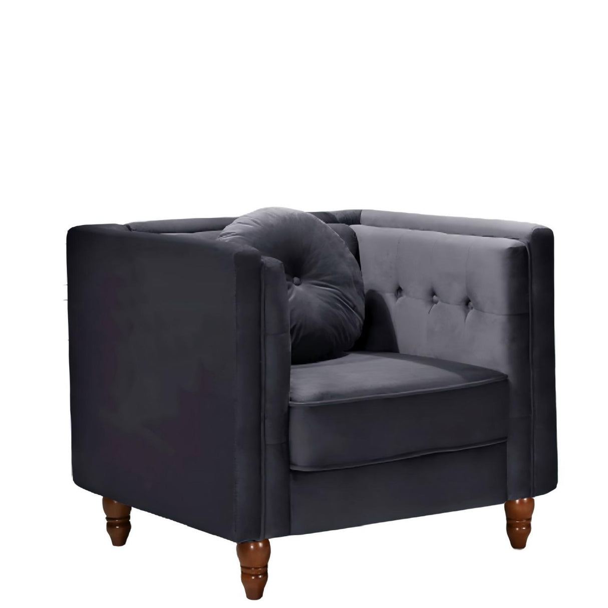 Chesterfield Accent Tufted Square Arm Side Chair