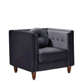 Chesterfield Accent Tufted Square Arm Side Chair