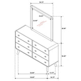 Winston - 6 Drawer Dresser With Mirror