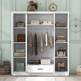 4 Door Wardrobe With 1 Drawer