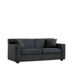 Loveseat Sleeper Sofa With Full Size Pull Out Bed, 2 Seater Convertible Couch For Small Apartments - Gray