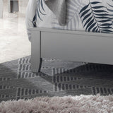 Padded Headboard Bed