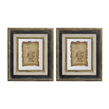 Lucian - Stylish Framed Antiqued Sculpture Print