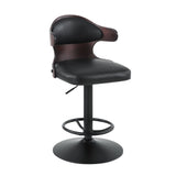 Saby - Adjustable Stool With Swivel - Charcoal