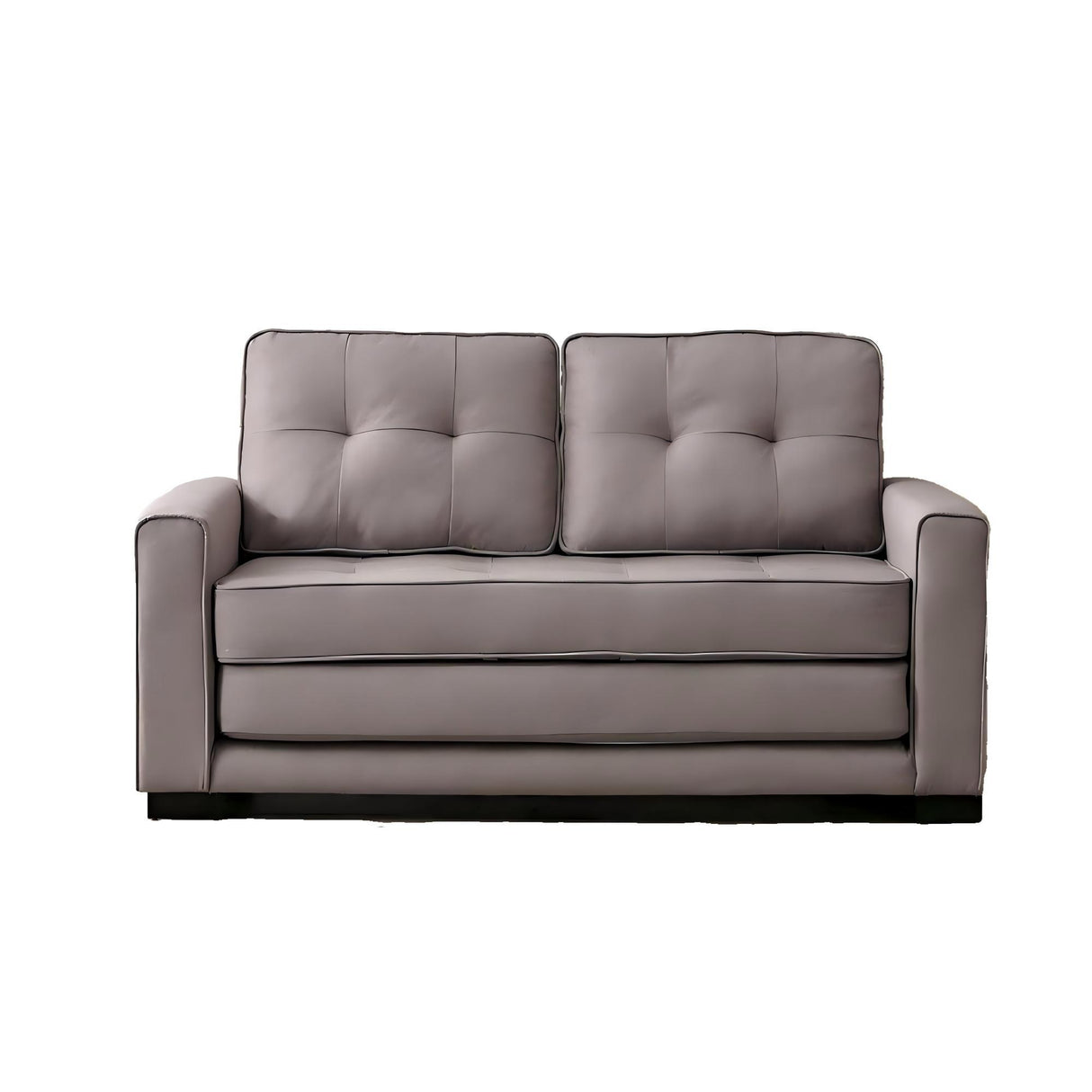 Pull Out Sleeper Loveseat - Light Brown