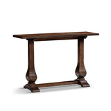 Whitmore - Trestle Console Table - Dark Brown