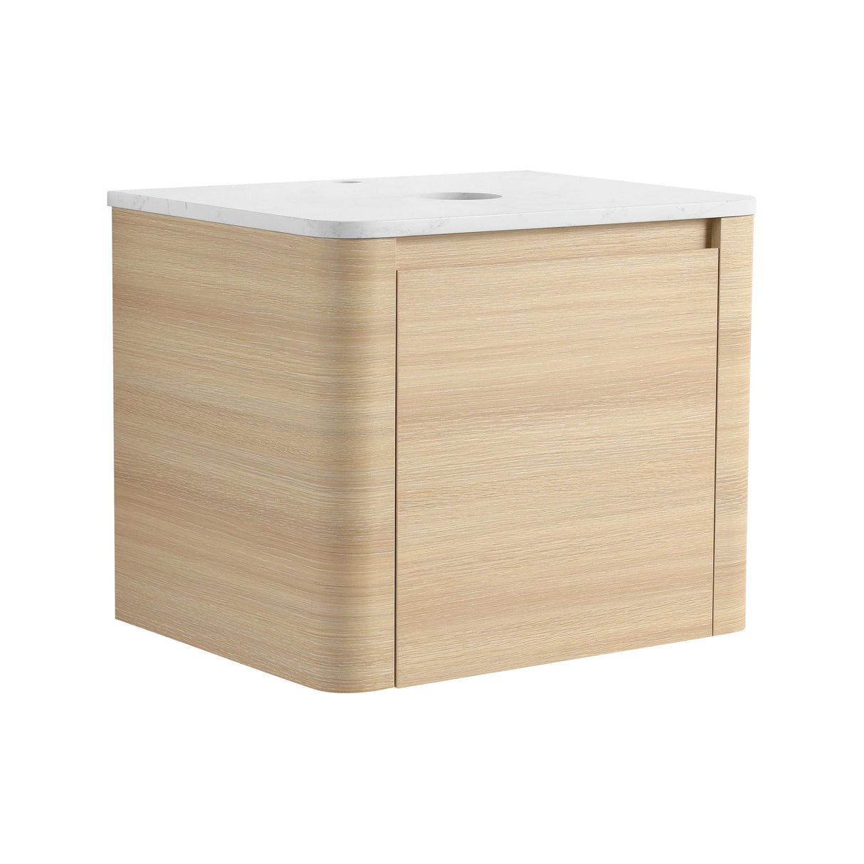 Wall Mounted Bathroom Vanity With Soft Close Door, Excluding Sink