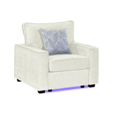 Rita - Accent Chair With LED Underlighting