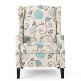 Westeros Wing Back Fabric Upholstered Recliner