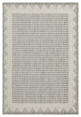 Sunshine - 5'3" X 7'3" Indoor & Outdoor Area Rug - Silver - Polypropylene