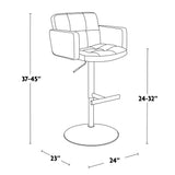 Stout - Contemporary Adjustable Barstool With Swivel