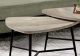 Table Set, Coffee, End, Side, Accent, Living Room / Beige Laminate, Contemporary, Modern (Set of 2) - Taupe