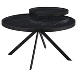 Shayne - Round Top Coffee Table With 2 Tier Design