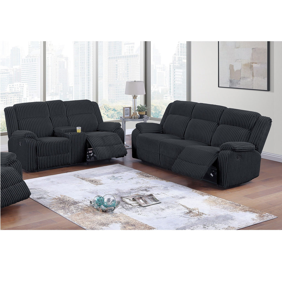 Motion Recliner Chair Set, Living Room Furniture