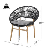 Cyril - Outdoor Papasan Style Dining Chair (Set of 2)