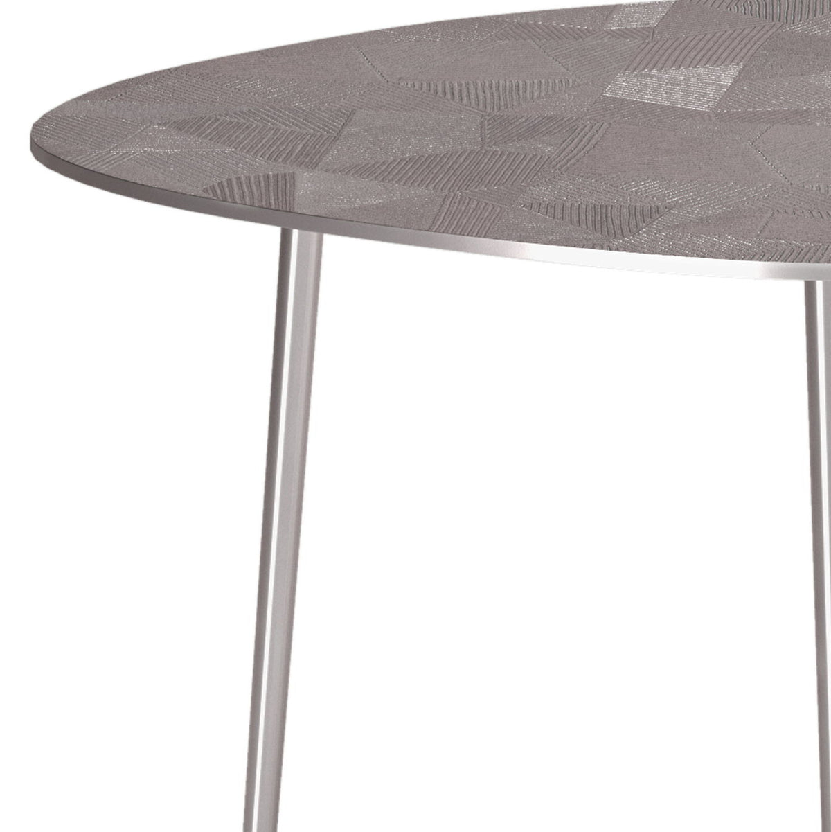 Shelton - 2 Piece Metal Nesting Table - Gray