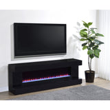 TV Stand Fireplace Console With Bluetooth Speaker