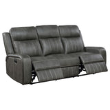 Mckinley - 3 Piece Reclining Sofa Set - Gray