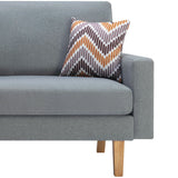 Bahamas - Minimalistic Sofa With 2 Throw Pillows
