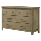 Pelton - 6 Drawer Dresser - Oak