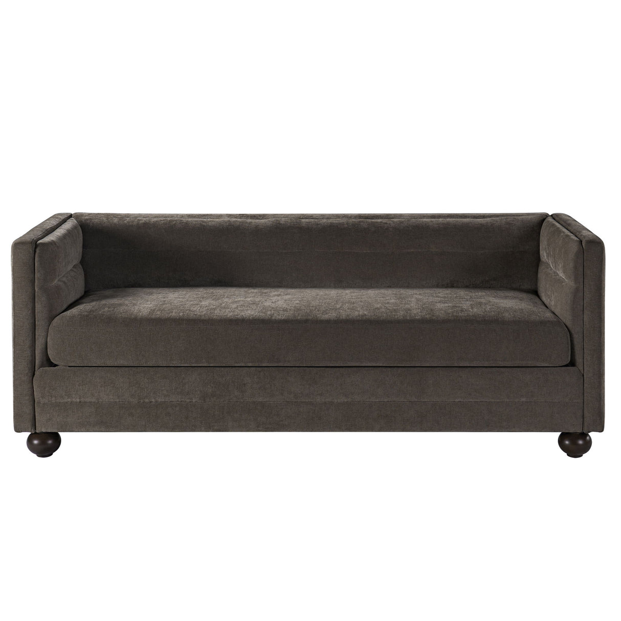 3 Seater Sofa Upholstery With Square Arms, Living Room Couch