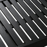 Ariana - Chaise Lounge With Cushion For Outdoor - Black