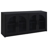 Shayne - 4 Door Sideboard With Arched Doors - Black