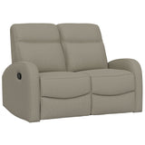 Manual Reclining Loveseat With Dual Seating Support For Living Room