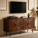 Sideboard Buffet Cabinet, Storage Credenza For Living Room - Walnut