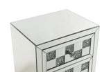 Noralie - Accent Table - Silver - Glass