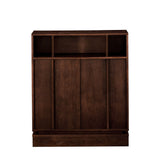 Fluted Sideboard Buffet Cabinet With 2 Doors And Adjustable Shelf, Storage Cabinet For Entryway