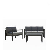 Outdoor Patio Set, All-Weather With Thick Cushions