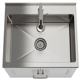 Cardinal - Laundry Cabinet With Faucet And Sink - White - Wood