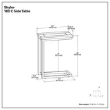 Skyler - Handcrafted C Side Table