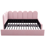 Upholstered Daybed With Pull-Out Bed