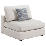 Duncan- Armless Chair With Removable Cushions
