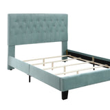 Transitional Upholstered Bed