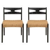 Dining Side Chairs, Indoor Outdoor Armless Chair (Set of 2)