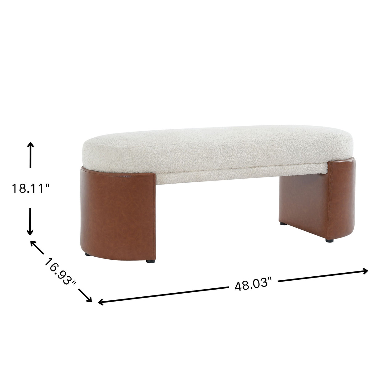 Upholstered Indoor Dining Bench
