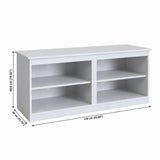 TV Stand For TVs Up To 50" With Open Shelves And Cable Management
