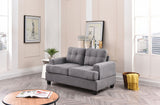 Stylish Transitional Loveseat For Two