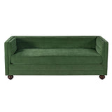 3 Seater Sofa Upholstery With Square Arms, Living Room Couch