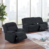 Motion Recliner Chair Set, Living Room Furniture