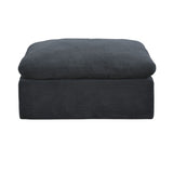 Full Compressed Ottoman - Dark Gray