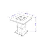 Ariya - End Table - Black